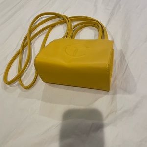 Telfar Yellow Small Shopping Bag